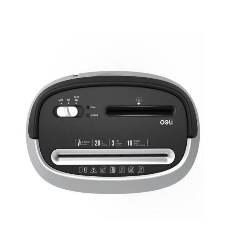 Deli 9948 Destructeur de Papier - Sécurité Maximale pour Vos Documents